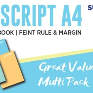 Super Select A4 Pastel 120pg Manuscript Book (5) Copybooks | First Class Office Online Store
