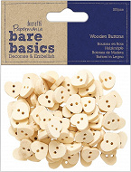 Wooden Heart-Shaped Buttons Active Play | First Class Office Online Store