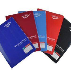 Supreme A4 Bold 160pg Durable Cover Manuscript Book Copybooks | First Class Office Online Store