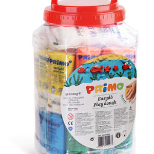 Primo Play Dough Bucket (50x100g) Active Play | First Class Office Online Store