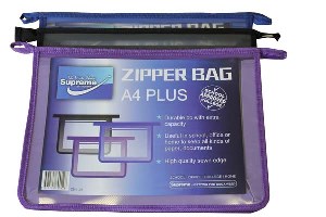 Supreme A4+Expandable Zipper Bag School Stationery | First Class Office Online Store