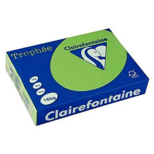 Clairefontaine Trophee A4 160gsm Intense Green Card (250) A4 Card | First Class Office Online Store