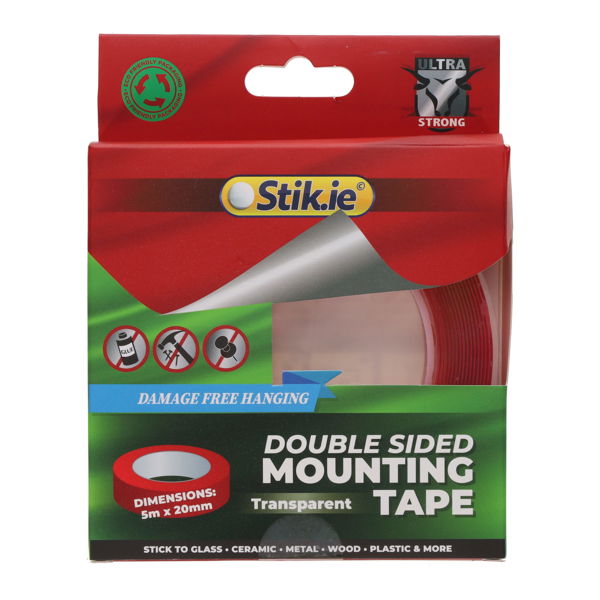 Stik.ie Double Sided Mounting Tape 20mm x 5m