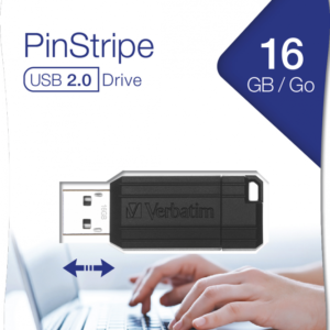 USB Drive Verbatim Pinstripe 16GB Computer Accessories | First Class Office Online Store