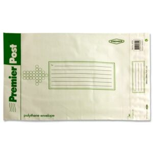 Premier Post Extra Strong 240x320mm Polythene Envelope Envelopes | First Class Office Online Store