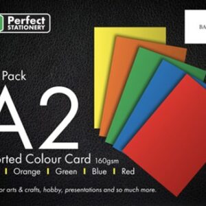 Perfect Stationery A2 160gsm Assorted Card (25) A2 Card | First Class Office Online Store 2