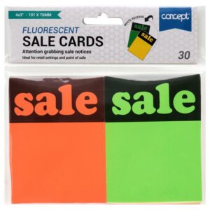 Premier Fluorescent Sale Cards (30) Card | First Class Office Online Store 2