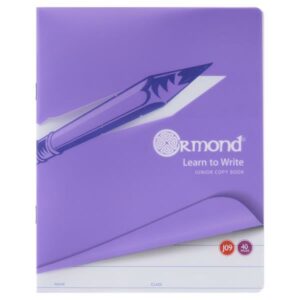 Ormond 40pg J09 Junior Copy Book Durable Cover Copybooks | First Class Office Online Store