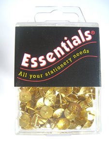 Essentials Thumb Tacks Brass (100) Push Pins & Thumb Tacs | First Class Office Online Store