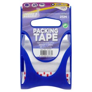Stik-ie Clear Packing Tape & Dispenser (48mm) Tape | First Class Office Online Store