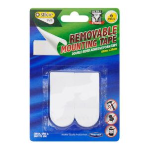Removable Mounting Tape Strips (6) Fastening | First Class Office Online Store