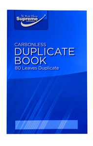 Supreme 8×5″ Carbonless Duplicate Book Cash Handling | First Class Office Online Store