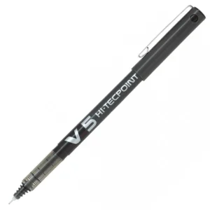 Pilot Hi-Tecpoint V5 Black Liquid Rollerball Pen SINGLE Pens | First Class Office Online Store