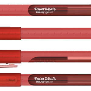 Paper Mate Inkjoy 0.7mm Red Rush Gel Pen Pens | First Class Office Online Store