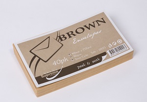 Supreme 3×6 Brown Manilla Peel & Seal Envelopes (40) Bre | First Class Office Online Store