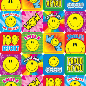 Smile Fun Stickers (120) Reward Stickers | First Class Office Online Store