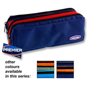 Premier 3 Pocket Zip Pencil Case Pencil Cases | First Class Office Online Store