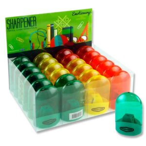 Emotionery Twin Hole Transparent Sharpener School Stationery | First Class Office Online Store