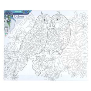 Icon Colour My Canvas – Love Birds Arts and Crafts | First Class Office Online Store