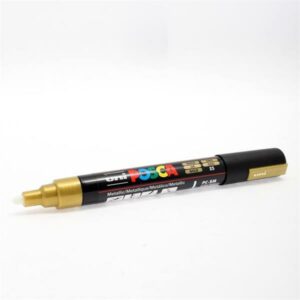 Posca PC-5M Gold Paint Marker Art & Paint Accessories | First Class Office Online Store