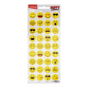 Emotionery Puffy Stickers – Smilies Arts and Crafts | First Class Office Online Store