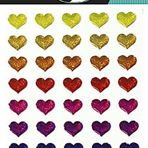Maildor Cooky 3D Multicolour Hearts Stickers Arts and Crafts | First Class Office Online Store