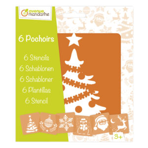 Christmas Stencils #2 – 6pk Christmas | First Class Office Online Store