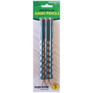 Supreme Jumbo Triangular Pencils (3) Right Hand Pencils | First Class Office Online Store