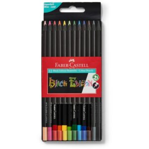 Faber Castell Black Edition Pencils (12) Colouring Pencils | First Class Office Online Store