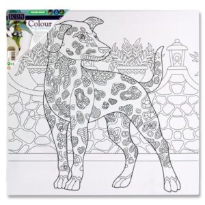 Colour My Canvas- Dog Canvas | First Class Office Online Store
