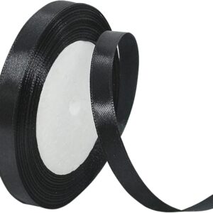 Black Silk Ribbon- 12mm Ribbons | First Class Office Online Store