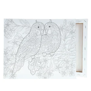 Colour My Canvas- Love Birds Canvas | First Class Office Online Store