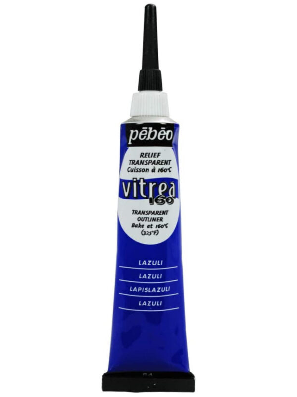 Pebeo Vitrea Glass Paint Outliner - Lazuli Blue