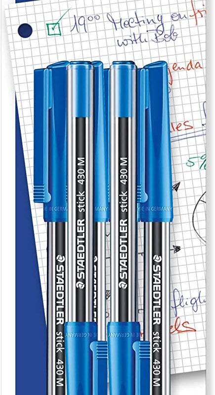 Staedtler Blue 430 Ballpen (6)