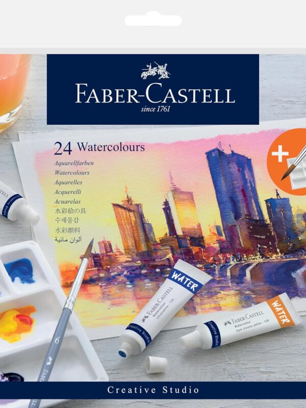 Faber Castell Watercolour Paint (24)