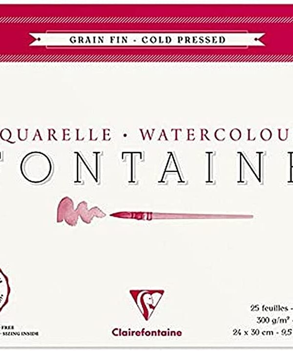 Fontaine 24x30cm Cold Pressed 300gsm Watercolour Pad