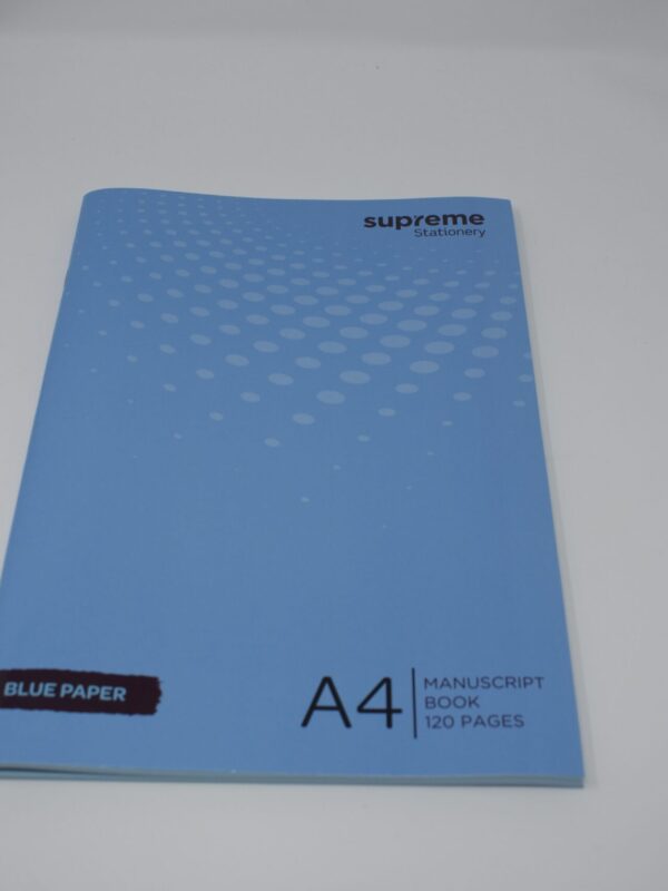 A4 Blue Visual Aid Manuscript- 120pg