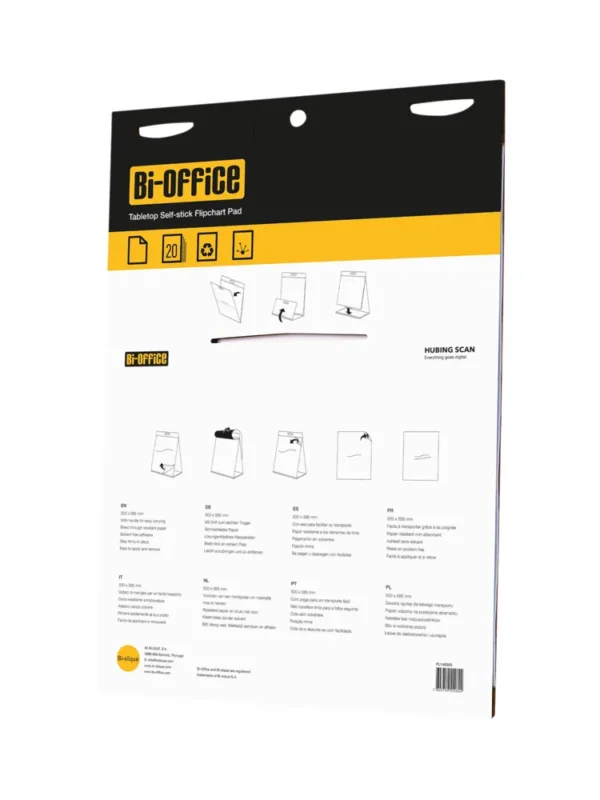 Bi-Office Table Top Flipchart Pad SINGLE