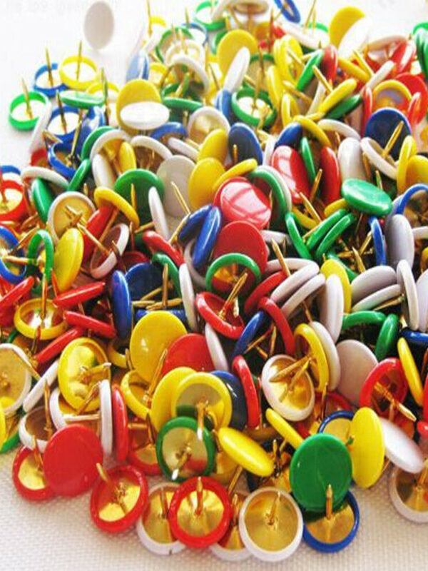 Colour Thumb Tacs Tub (750)