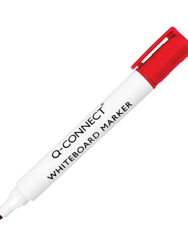 Q-Connect Whiteboard Markers Red Bullet KF26037 (10)