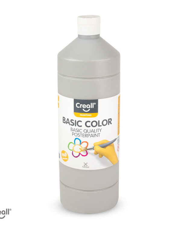 Poster Paint Creall 1 Litre Grey CASE (6X1L) ONLINE ONLY OFFER!