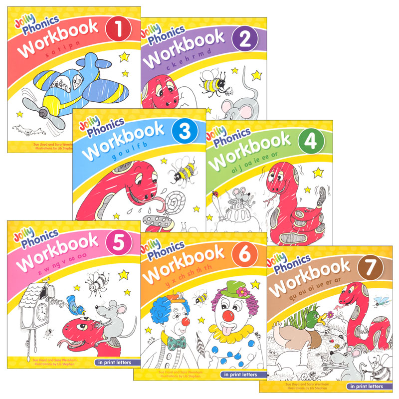 Finger Phonics Small Books Set 1-7 - First Class Office