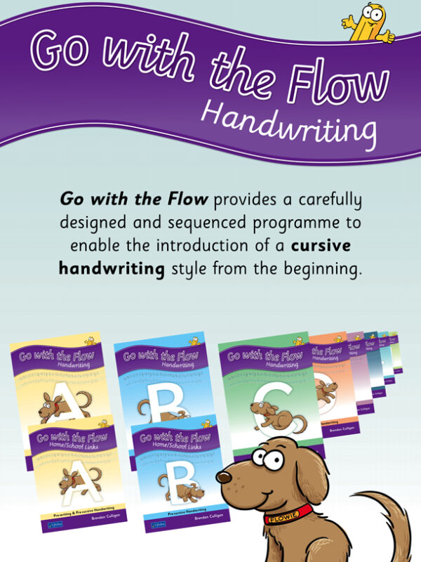 Go With The Flow Alphabet Frieze
