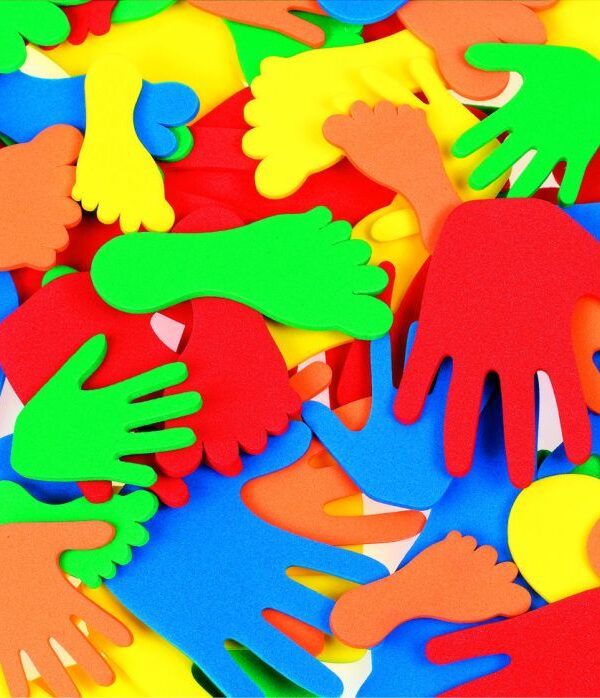 Foam Hands and Feet Assorted (180)