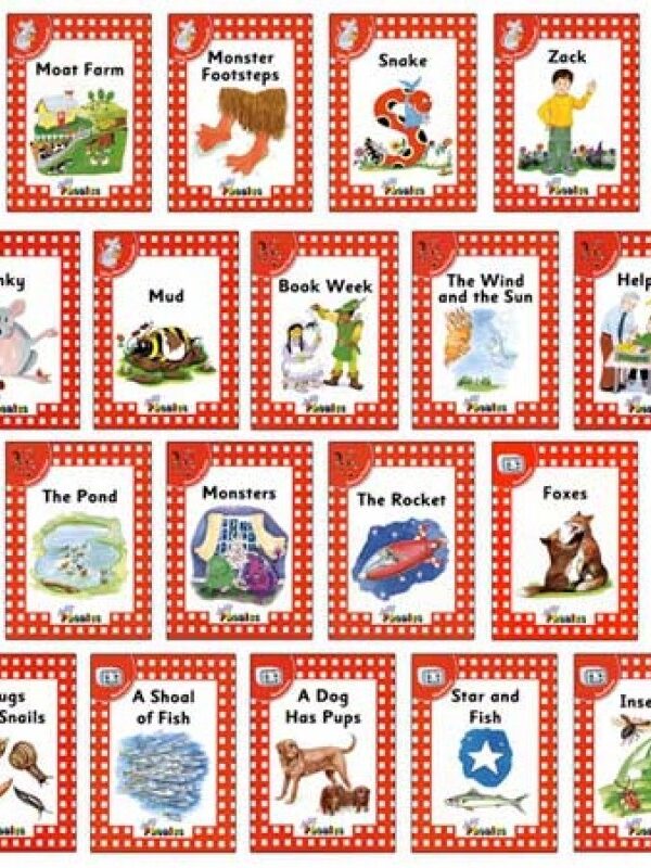 Jolly Phonics Readers - Complete Set Red Level 1 (18 Titles)
