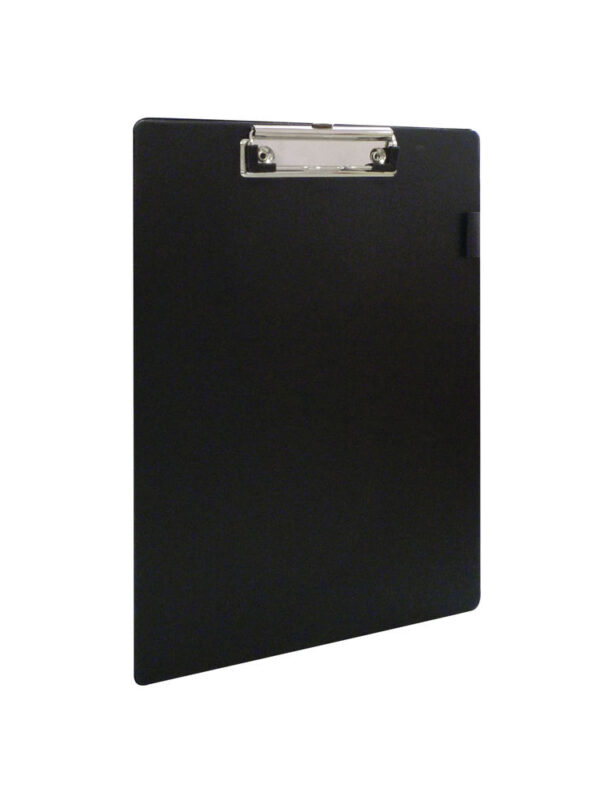 Black Clipboard Single PVC KF01296
