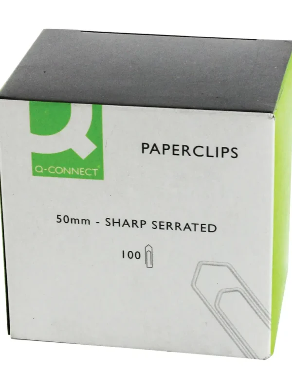 Q Connect Paper Clips 50mm 10x100 KF01318Q