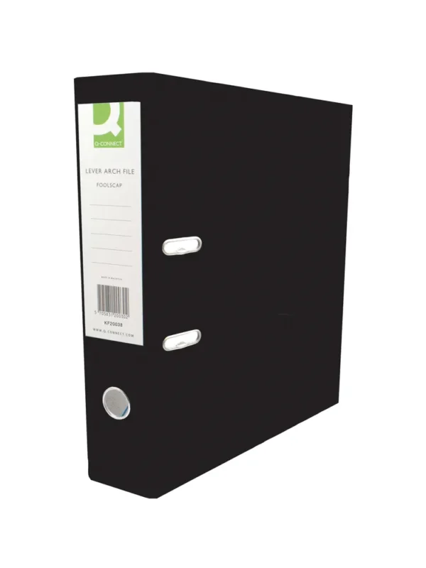 A4 Lever Arch Files Black Polypropylene (10) KF20019