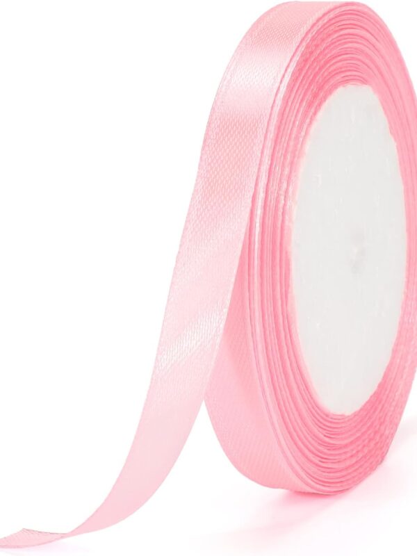 Pink Silk Ribbon- 6mm