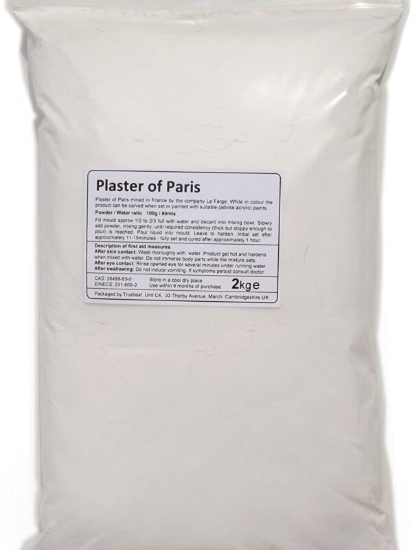 Plaster of Paris 2kg Powder Bag